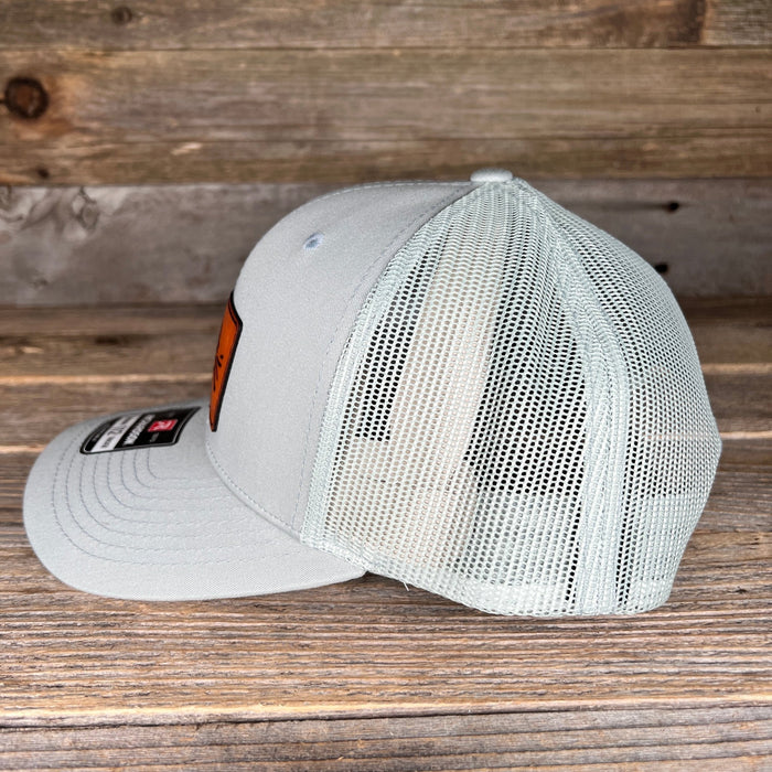 Fish Flag Leather Patch Trucker Hat - Savannah Moss Co.