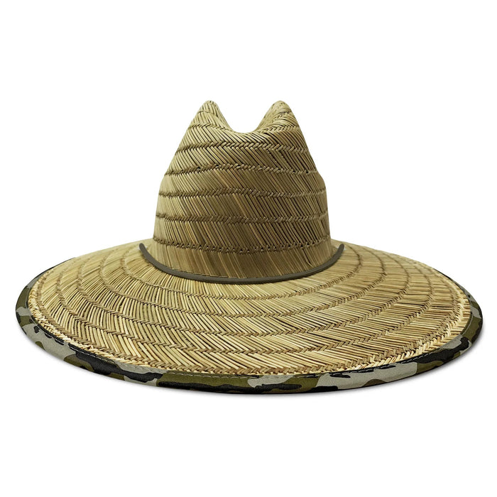 Natty + Bottomland Wake Custom Leather Patch Straw Hat (Lost Hat Co) - Savannah Moss Co.