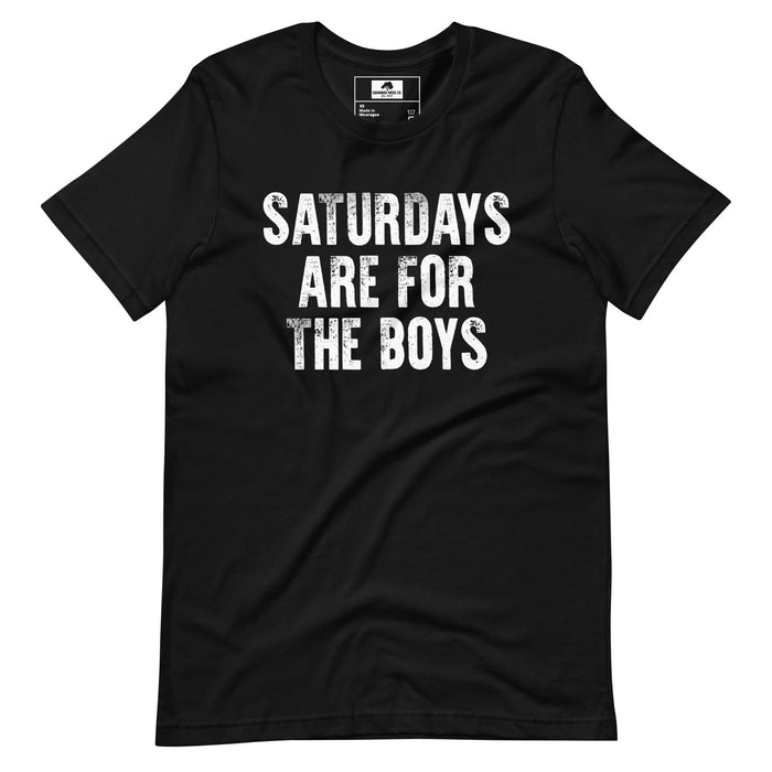 SATURDAYS ARE FOR THE BOYS Short Sleeve t-shirt - Savannah Moss Co.