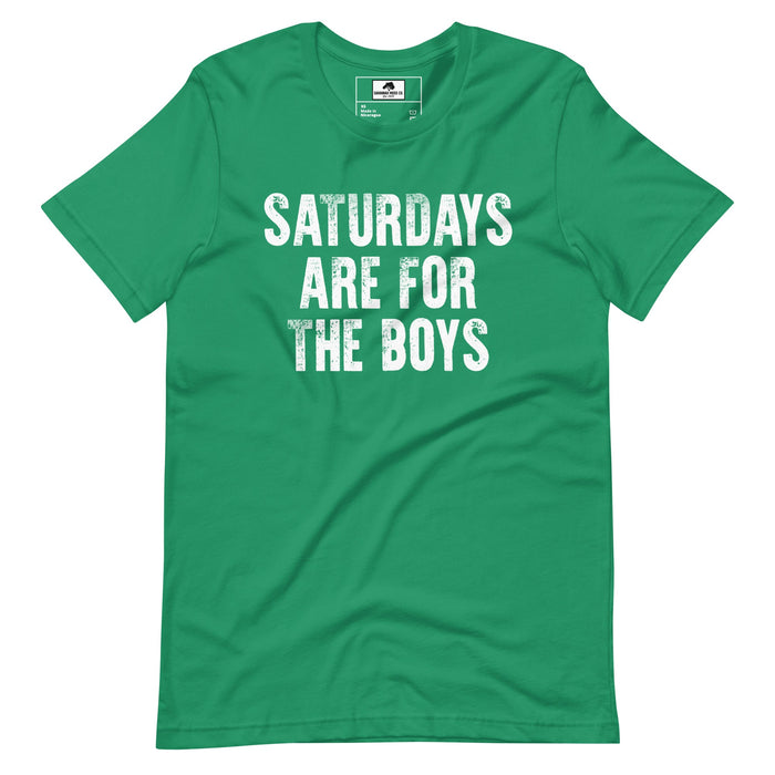 SATURDAYS ARE FOR THE BOYS Short Sleeve t-shirt - Savannah Moss Co.