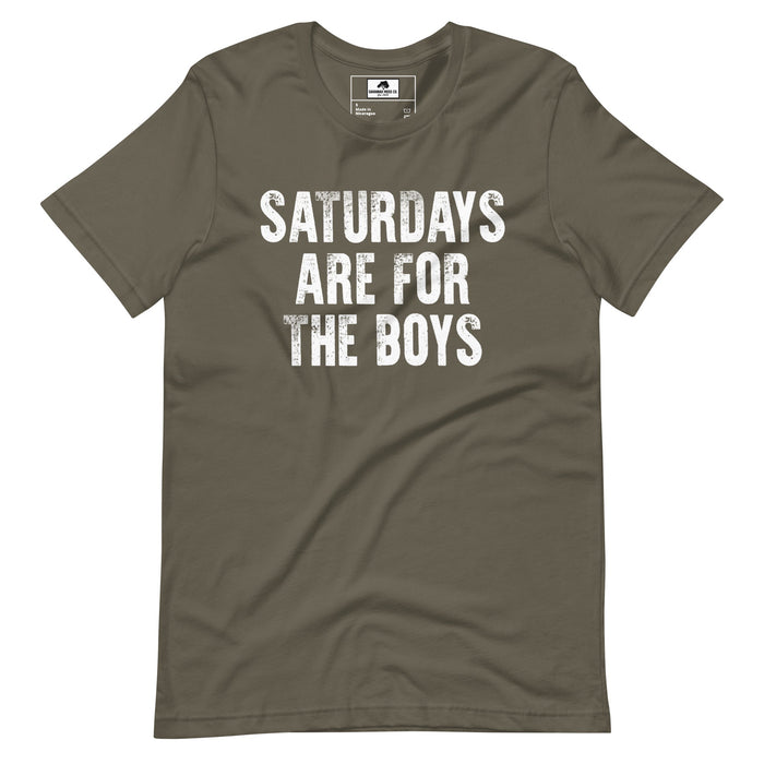 SATURDAYS ARE FOR THE BOYS Short Sleeve t-shirt - Savannah Moss Co.