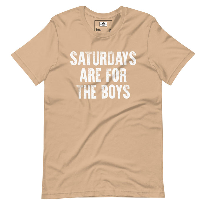 SATURDAYS ARE FOR THE BOYS Short Sleeve t-shirt - Savannah Moss Co.