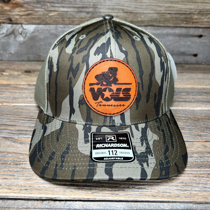 UT Vols Fancy Rifleman Leather Patch Trucker Hat - Savannah Moss Co.