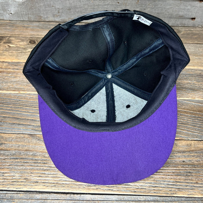 VINTAGE 90S CLAW TOOTH CUSTOM LEATHER PATCH SNAPBACK HATS - Savannah Moss Co.