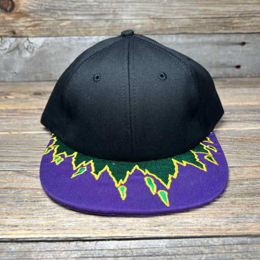 VINTAGE 90S CLAW TOOTH CUSTOM LEATHER PATCH SNAPBACK HATS - Savannah Moss Co.