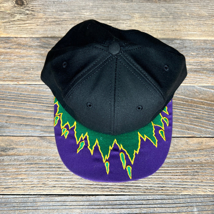 VINTAGE 90S CLAW TOOTH CUSTOM LEATHER PATCH SNAPBACK HATS - Savannah Moss Co.