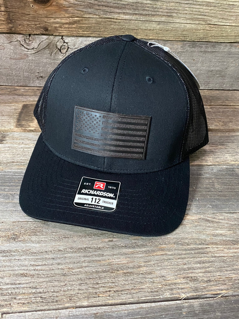 US Flag Leather Patch Digi Camo Hat — Savannah Moss Co.