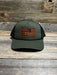 CIGARS, BOURBON, GUNS & FREEDOM LEATHER PATCH HAT - Savannah Moss Co.