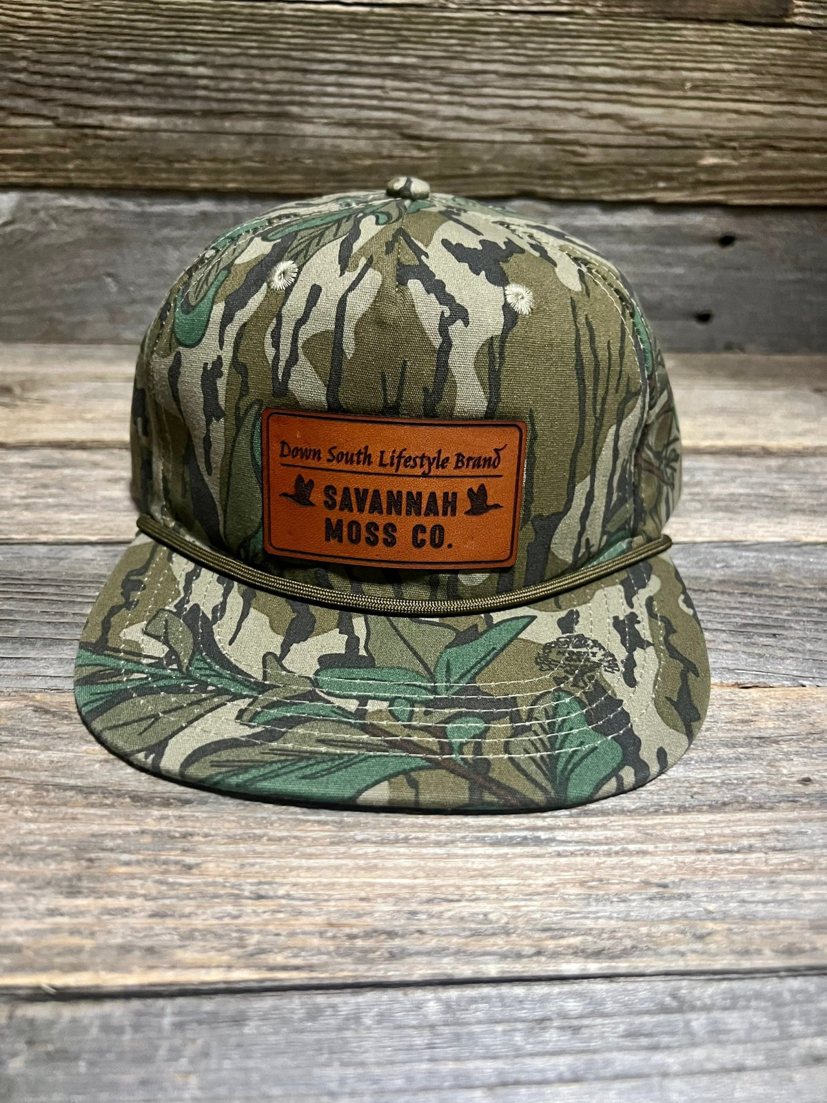 Down South Lifestyle Duck Leather Patch Hat — Savannah Moss Co.