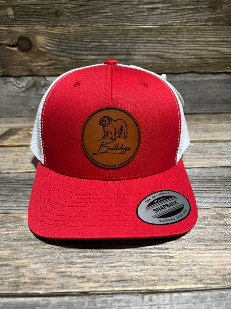 Georgia Bulldogs G Snapback Leather Patch Hat — Savannah Moss Co.