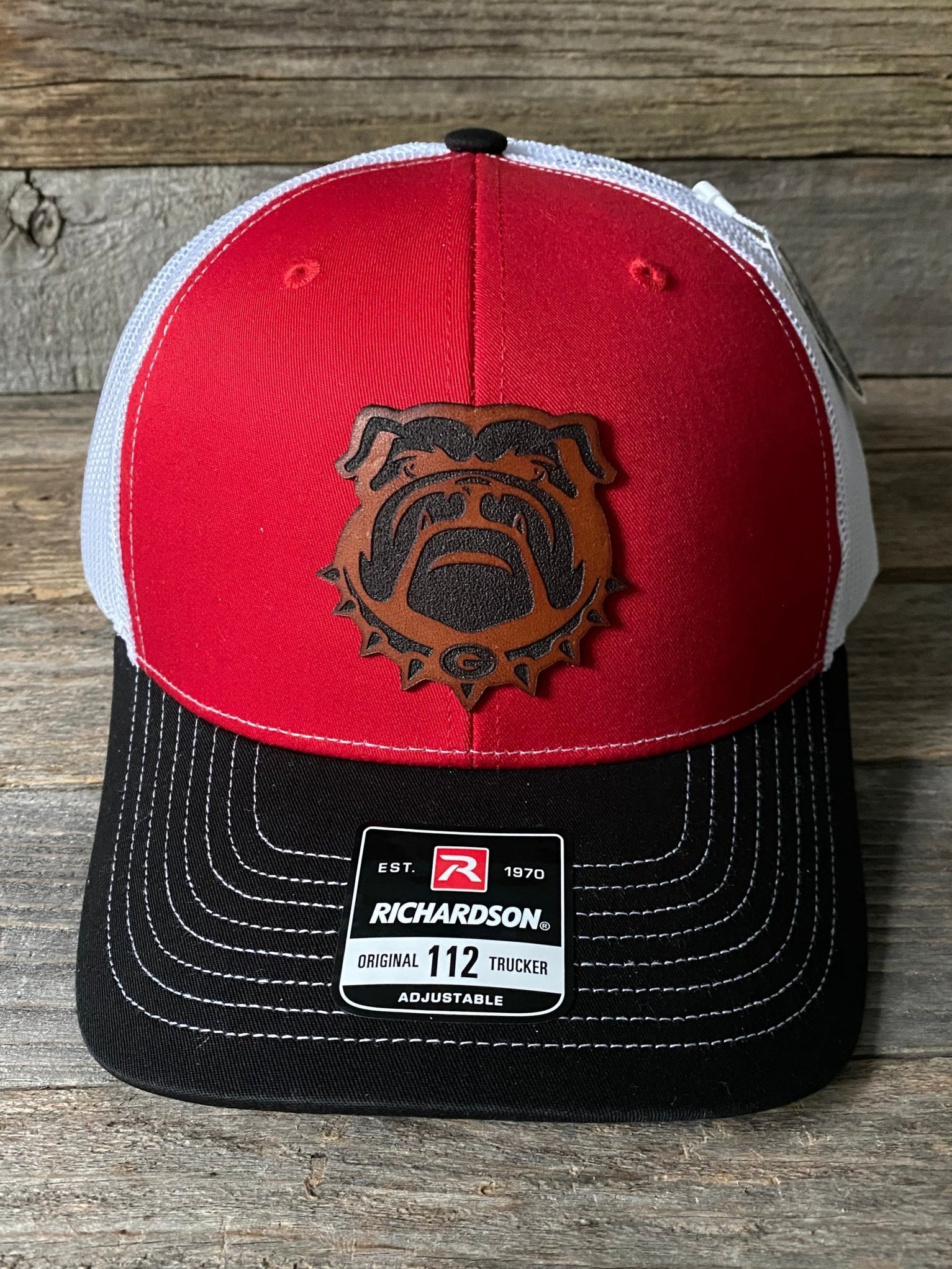 Georgia Go Dawgs Leather Patch Hat — Savannah Moss Co.