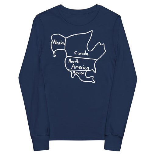 Kid's Geography long sleeve tee - Savannah Moss Co.