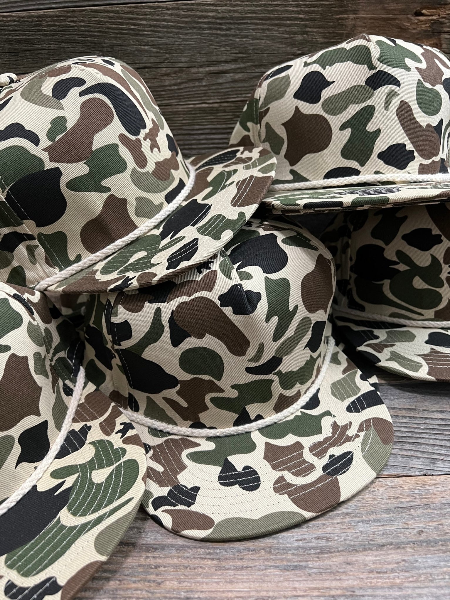 Retro Duck Camo Rope Snapback Hat — Savannah Moss Co.