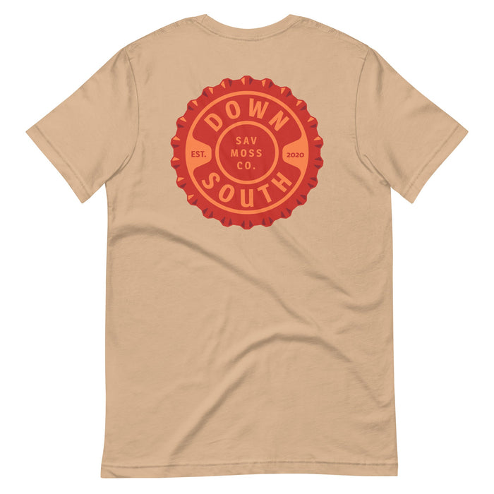 Savannah Moss Co Down South Bottle Cap Short Sleeve t-shirt - Savannah Moss Co.